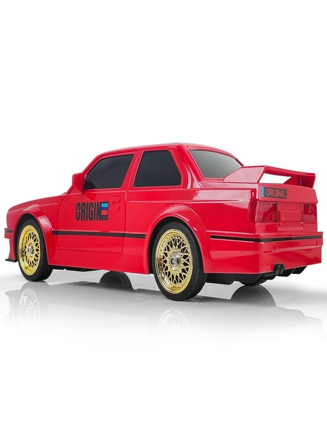 JALKAR Remote Control Cars 1:16 Scale RC Drift Car 2.4Ghz 30KM/H High Speed 4WD RTR Racing Car with Drift Tires LED Lights 2PCS Rechargeable Batteries RC Sport Cars Toys for Adults Kids Gift,Red - Image 4